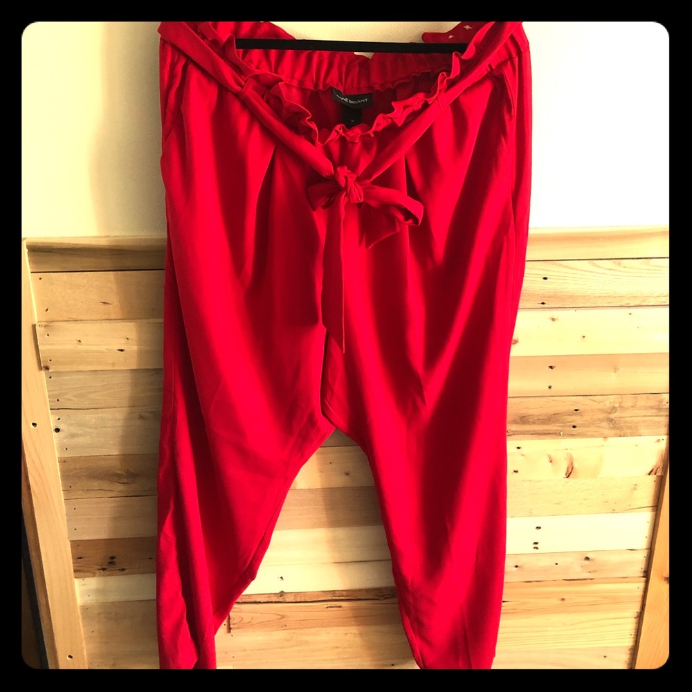 Red pants